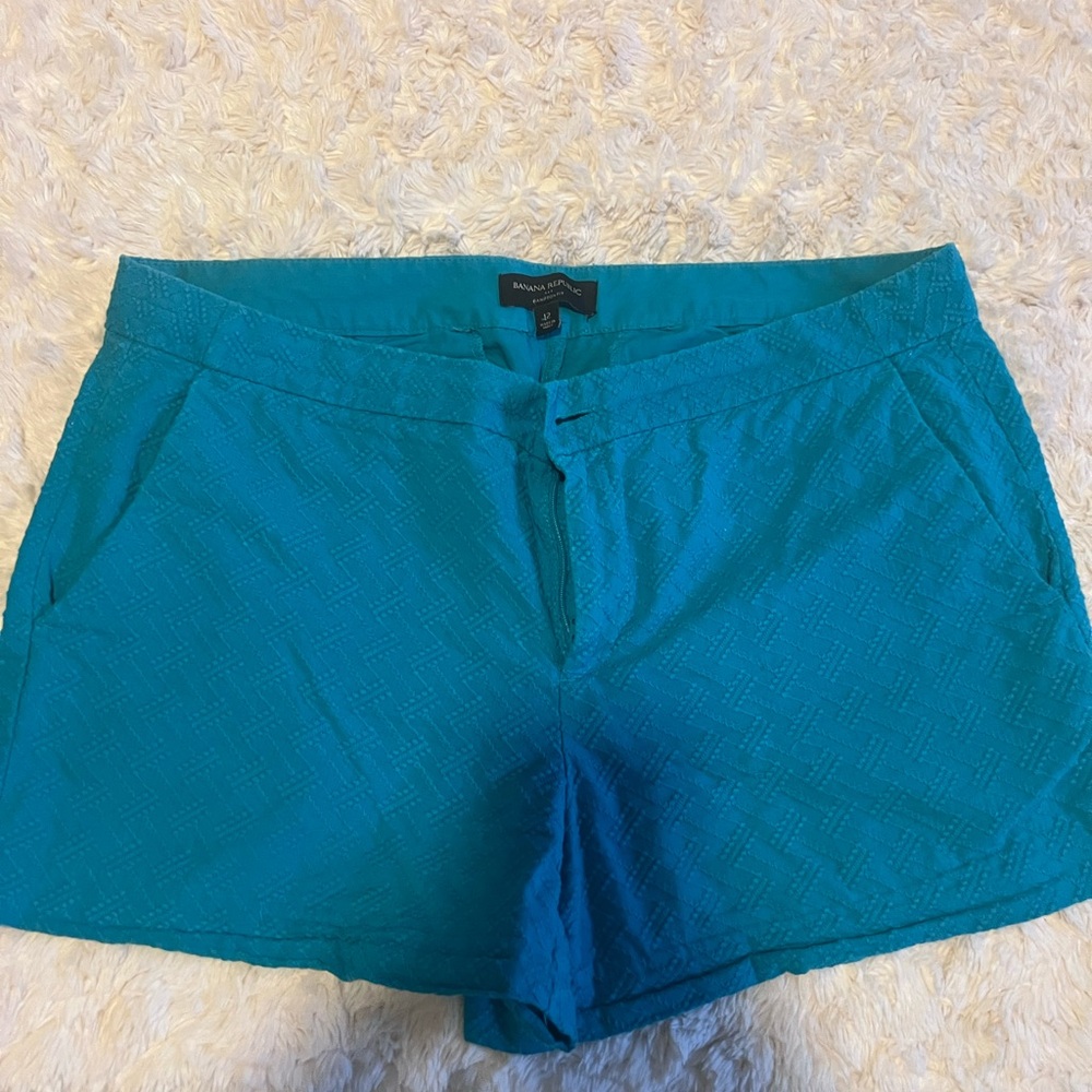 Banana Republic Vibrant Blue Women's Shorts, Size 12